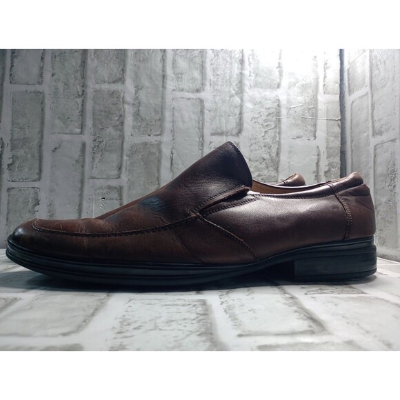 Steven Maddenn Mens dress shoes Brown Cogñac leather Size 13 - Picture 3 of 11